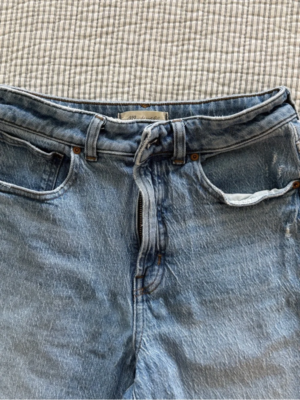 Madewell Curvy Perfect Vintage Wide-Leg Crop Jean Hallstead Wash - Picture 11 of 13